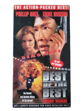 Best of the Best 4 Without Warning (VHS, 1996) Demo Screener *FACTORY SEALED*